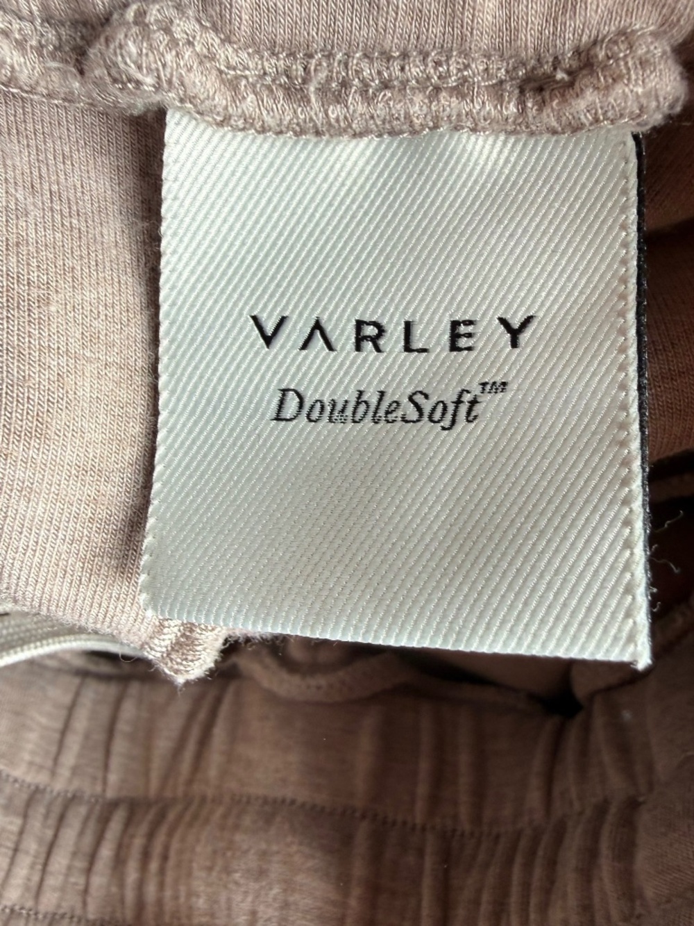 Varley The Slim Cuff Pant 25" Doublesoft Taupe Beige Jogger Sz S - Picture 6 of 8